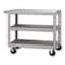 Pucel Heavy Duty Shop Truck, 36 in W x 24 in D x 33.5 in H, Three Shelves, Push Handle, Putty 2436-DT-3S - alternate 1