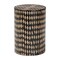 Bali & Pari Paulo End Table with Bamboo Diamond Pattern, Round 266-14594-ZORO - alternate 1