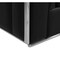 Homeroots 89" Black Italian Leather Solid Wood Sofa 720446 - alternate 3
