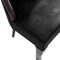 Leisuremod Novara Collection Modern Wooden Dining Chair in Black, 2PK NC20BL2 - alternate 3