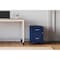 Space Solutions 14.25 in W 2 Drawer Mobile Vertical File Cabinet W/ Accessory Drawer, Navy 25936 - alternate 2