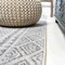 Jonathan Y Athens Modern Geometric Boho Gray/Cream 2 ft. x 8 ft. Runner Rug MOH107A-28 - alternate 2