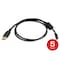 Monoprice USB-A to Micro B 2.0 Cbl - 5-Pin 28/24AWG Gld Plated Blk 3ft_ 5-Pack 39910 - alternate 1