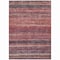 Homeroots 3' X 5' Rust And Blush Striped Washable Indoor Outdoor Area Rug 615848 - alternate 2