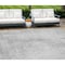 Homeroots 10' X 14' Silver And Gray Abstract Washable Indoor Outdoor Area Rug 587307 - alternate 1