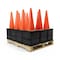 Traffic Kontrol 28in Traffic Safety Cone, 7 lbs, Orange, No Reflective Collar, 60PC Bulk Pallet, 60PK TKTC-28-7-OR-NC-60 - alternate 1