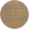 Homeroots 8' Taupe And Brown Round Striped Washable Indoor Outdoor Area Rug 615640 - alternate 3
