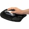 Fellowes Mousepad w/Wrist Support, Black 9176501 - alternate 2