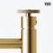 Vigo Cass Single Handle Single-Hole Bathroom Vessel Faucet in Matte Brushed Gold VG03030MG - alternate 2