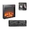 Edendirect 18 in. Ventless Electric Fireplace Insert, with log set & realistic flame, overheating protection ZR-W1769103307 - alternate 3