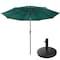 Villacera 9-Foot Outdoor Patio Umbrella with Base, Green 83-OUT5440B - alternate 2
