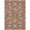 Homeroots 8' X 10' Brown Ivory And Gray Moroccan Washable Indoor Outdoor Area Rug 605178 - alternate 2