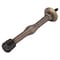 Prosource Light-Duty Door Stop, 3/4 in Dia Base, 3 in Projection, Plastic & Steel, Antique Brass H61-Z011-PS - alternate 2