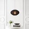 Jonathan Y Kira 18.38" 1-Light Scandinavian Japandi Adjustable Lantern Metal w/Ribbed Cocoon UFO Saucer Shade L JYL4208C - alternate 2