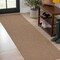 Jonathan Y Rowena Smart Jute Scandinavian Boho Herringbone Weave Beige 2 ft. x 8 ft. Indoor/Outdoor Runner Rug FXV203A-28 - alternate 1