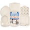 Emporio Kitchen Baking Pan Set, Oven Safe Tray, Up To 450 Deg F, White, 8PK EMPKW88H - alternate 1