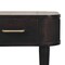 Homeroots 18" Brown Solid Wood Two Drawer Nightstand 701717 - alternate 3