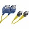 Unc Group Fiber Optic Patch Cable, Sc-St, 9 125 Singlemode Duplex, Yellow, 10M FJ9SCST-10M - alternate 1