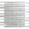 Apollo Tile White 11.8 in x 12.2 in Glass Glossy, Matte Floor and Wall Mosaic Tile 5 sqft/case, 5PK APLICL8804A - alternate 1