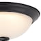Boston Harbor CEIL LT LED FLUSH MT MBLK 13IN, 2PK OG24004 - alternate 2