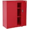 Sandusky Lee Storage Cabinet, 36 in H, 36 in W, 18 in D, Recessed, Keyed, Red, 2 Shelves EA2R361836-01 - alternate 1