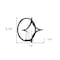 Homeroots 6" Black Quatrefoil Metal And Glass Wall Sconce Candle Holder 608546 - alternate 2