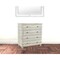 Homeroots 60" White Wash Solid Wood Seven Drawer Dresser 489214 - alternate 2