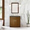 James Martin Vanities Bellshire 36" Single Vanity, Honey Oak w/ 3 CM Charcoal Soapstone Silestone Top 660-V36-HNO-3CSP - alternate 2