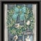 Homeroots Winter Wreath 2 Black Framed Print Wall Art 407289 - alternate 2
