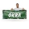 Signmission Farm Fresh Okra, 36 Inch x 96 Inch, Vinyl Banner B-96-30603 - alternate 2