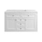 James Martin Vanities Chicago 48'' S Vanity, Glossy White, w/ Ethereal Noctis Silestone Top w/FreePower Wireless Charger 503-V48-GW-FENC - alternate 1