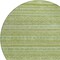 Homeroots 8' Fern Green And Sage Round Striped Washable Indoor Outdoor Area Rug 615340 - alternate 2