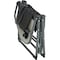 Outdoor Expressions Black Polyester Director Camp Folding Chair with Side Table AC3008A - alternate 2