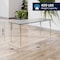 Flash Furniture Wren 72 in x 30 in Adjustable Height Activity Table, Thermal Laminate Top, Standard Legs, Gray XU-A3072-REC-GRY-T-A-GG - alternate 2
