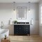 James Martin Vanities Brittany 48" Single Vanity, Black Onyx, w/ 3 CM Siberian Silestone Top 650-V48-BKO-3SFR - alternate 3