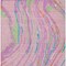 Homeroots 5' X 8' Pink Green And Teal Blue Abstract Washable Indoor Outdoor Area Rug 600247 - alternate 2