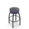 Holland Bar Stool Co 30" 4" Florida Cushion Seat, Blk Wrinkle Base Swivel Bar Stool L8B130FlorUn - alternate 1