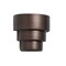 Luxury Lighting Fasciato 10 in Tall Ceramic Outdoor Wall Light, Rubbed Bronze Paint Finish, 2PK (2) 124-00-Abr-ud-7 - alternate 2