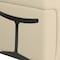 Homeroots Beige Italian Leather Modular L Shaped Five Piece Corner Sectional 534846 - alternate 2