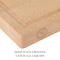 Martha Stewart Lockner 18 x 12 Inch Beech Wood Cutting Board with Juice Groove 138264.01R - alternate 2