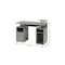 Homeroots 47" Gray Wood Computer Desk With Two Drawers 723756 - alternate 2