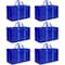Simple Deluxe Extra-Large Moving Bags with Carrying Handles and Durable Zippers, Fold Flat, Blue, 6PK HKBAGXMOVING25BLUX6 - alternate 1