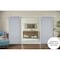 Sartodoors Sturdy Double Barn Door Grey 56x84 (2* 28x84) Solid Core Modern Interior VEREGIO7411DB-S-GRE-5684 - alternate 1