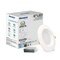Bulbrite LED 6" Round Recessed Downlight Fixture, Metal Jbox, 75W Equivalent, 5 CCT, 27/30/35/40/50K 773302 - alternate 2