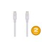 Monoprice USB4 Gen 2 Silicone Cable 6ft White, 2PK 48849 - alternate 1