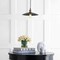 Jonathan Y Lotus 12.25" Adjustable Metal LED Pendant, Brass Gold/Black JYL9062A - alternate 2