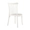 Homeroots Set of Four 22" White Heavy Duty Plastic Outdoor Stacking Dining Chairs 565184 - alternate 2
