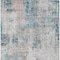 Homeroots 5' X 8' Teal Blue Beige And Copper Abstract Washable Indoor Outdoor Area Rug 587885 - alternate 2