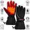 Actionheat AH-GV-AA-01-M Battery Heated Gloves, Men's, One-Size, Elastic Cuff, Leather/Nylon/Polyester, Black AHGVAAMPDQ - alternate 2
