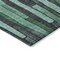 Homeroots 10' X 14' Sage Teal Blue And Emerald Striped Washable Indoor Outdoor Area Rug 608975 - alternate 3
